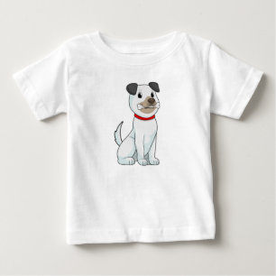 Hund mit Knochen Baby T-shirt