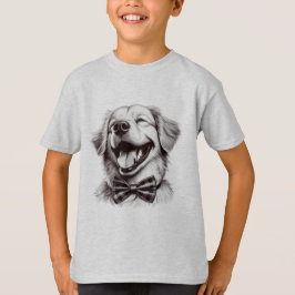 Hund mit Krawatte T-Shirt