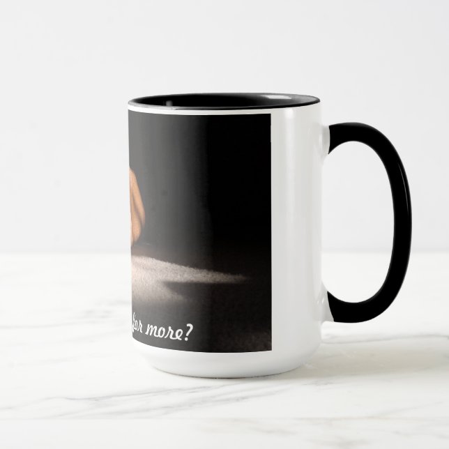 Hund mit Leckerei Tasse (Rechts)