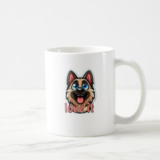 Hund mit Liebe Kaffeetasse