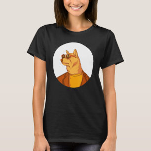 Hund mit Sonnenbrille T-Shirt