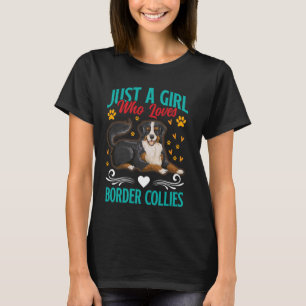 Hund Mommy NUR EIN MÄDCHEN, DIE LIEBEN GRENZEN COL T-Shirt