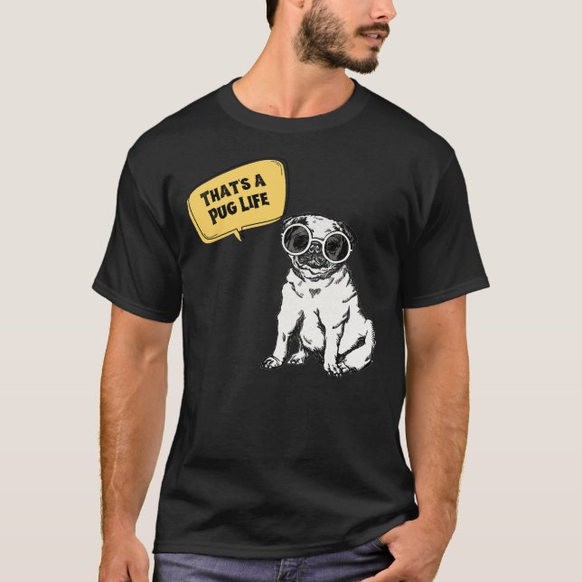 Hund Mops Labrador Welpe T-Shirt (Vorderseite)