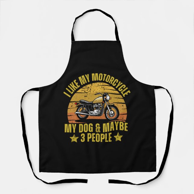 Hund Motorrad Schürze (Vorderseite)