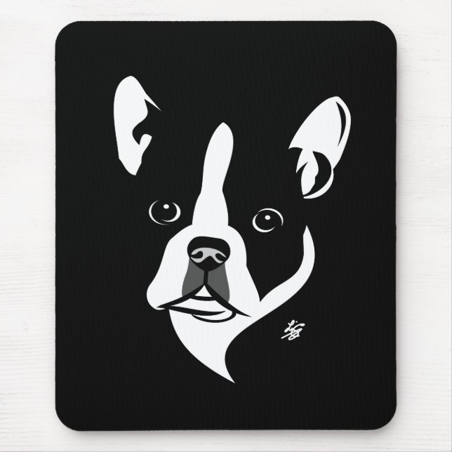 Hund Mousepads Bostons Terrier (Vorne)