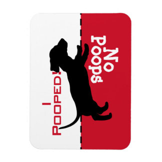 Hund muss Dackel Kack Magnet gehen, Dackel