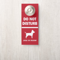 Hund nicht stören im Hotel Zimmerwarnung