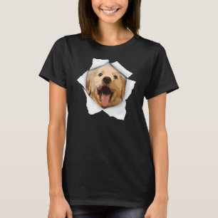 Hund Niedlich Golden Retriever Jumping T-Shirt