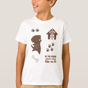 Hund Niedlich Stickers Brown Labrador Retriever T-Shirt