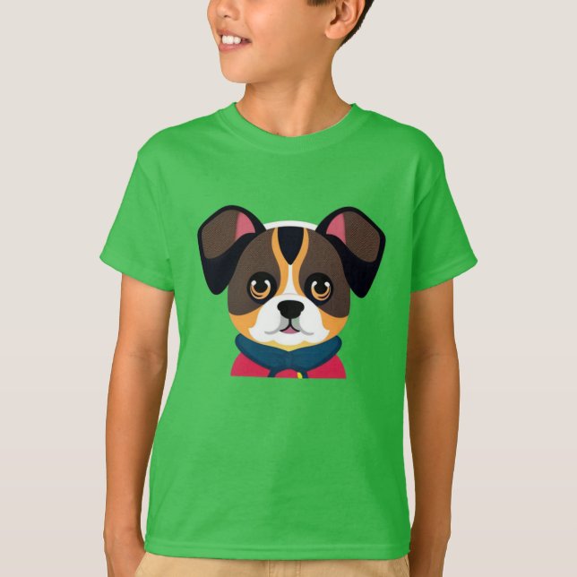 HUND NIEDLICH T-Shirt (Vorderseite)