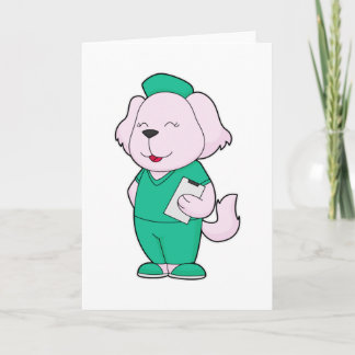 Hund Nurse Karte