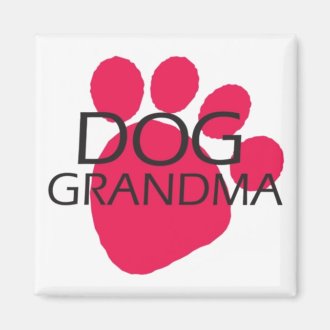 Hund Oma Magnet (Vorne)