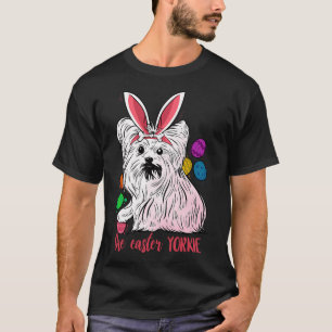 Hund Ostern Hase Yorkie Liebhaber T-Shirt