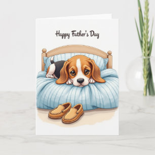 Hund Papa Vatertagskarte Karte