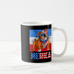 Hund Patriotic USA 4. Juli Amerikanische Flagge Me Kaffeetasse
