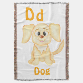 Hund personalisieren ABC: Buchstabe D - Ihren Name Decke