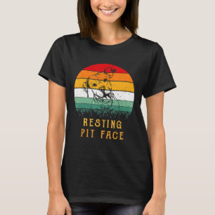 Hund Pitbull Ruhend Pit Gesicht Vintage Neu T-Shirt