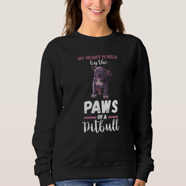 Hund Pitbull Sweatshirt (Vorderseite)