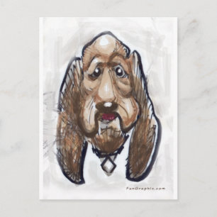 Hund Postkarte