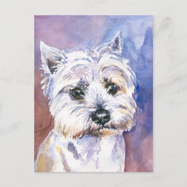 Hund Postkarte (Vorderseite)