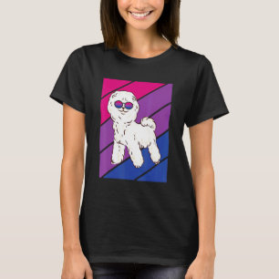 Hund Pride Bisexual Flag LGBTQ Stolz Alleinstolz S T-Shirt