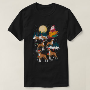 Hund Rentier Boxer Weihnachtsgeschenk T-Shirt