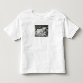 Hund ruht auf einem Felsen Kleinkind T-shirt