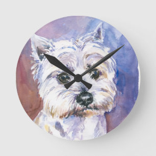 Hund Runde Wanduhr