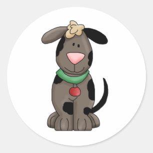 Hund Runder Aufkleber
