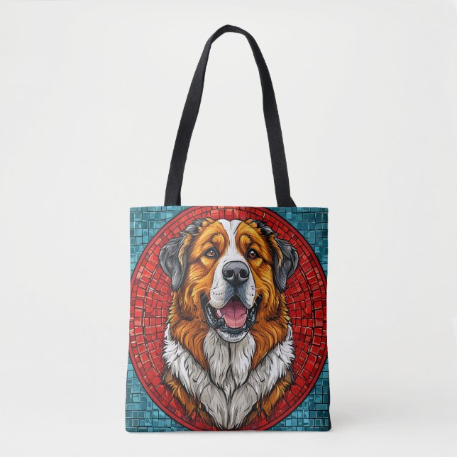Hund Saint Bernard (Vorderseite)