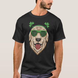 Hund Saint Patrick Tag Labrador Retriever Brille T-Shirt