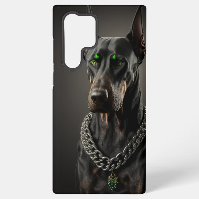Hund - Samsung Phone Case - Dobermann Samsung Galaxy Hülle (Rückseite)