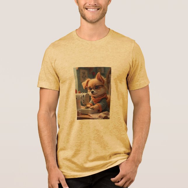 Hund Seamstress T - Shirt (Vorderseite)