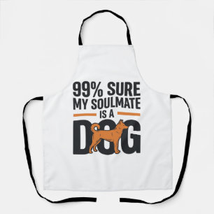 Hund Seelenverwandter Lustige Vintage Gravur T-Shi Schürze