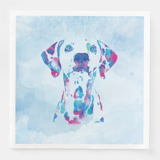 Hund Serviette (Vorderseite)