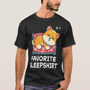 Hund Shiba Inu Hunde Nickerchen Schlafen Schlafen T-Shirt