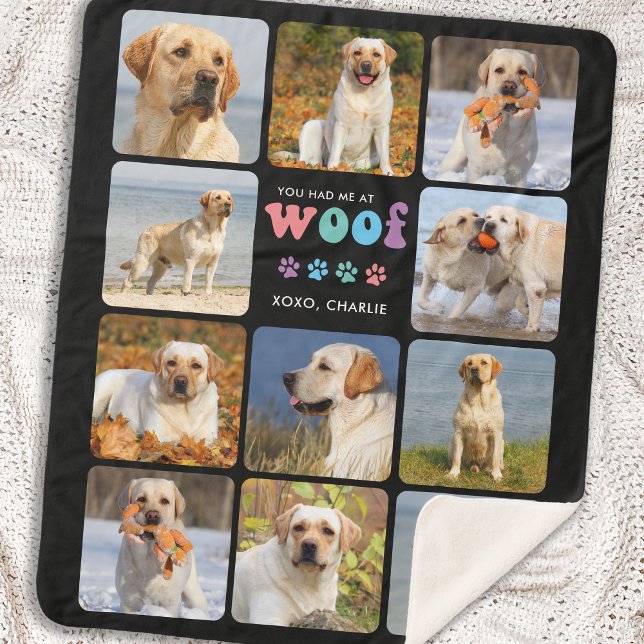 Hund Sie hatten mich bei WOOF Custom 11 Picture Co Sherpadecke (Von Creator hochgeladen)