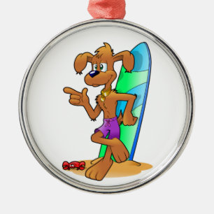 HUND SILBERNES ORNAMENT