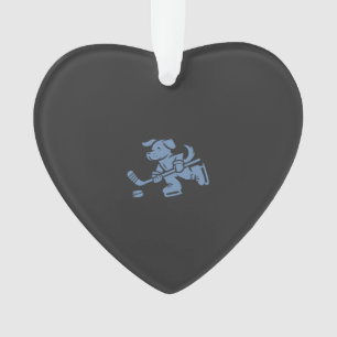 Hund-Silhouette Golden Retriever Labrador Hockey  Ornament