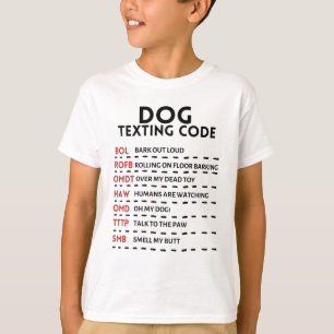 Hund SMS Code T-Shirt