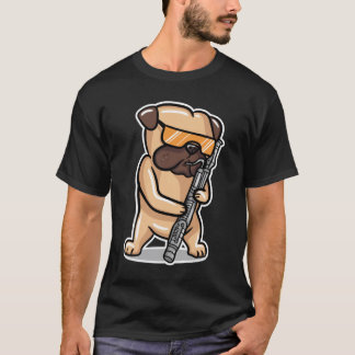 Hund spielt Bassoon T-Shirt