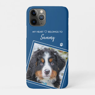 Hund Stilvolles, modernes Zitat Blue Pet Foto Case-Mate iPhone Hülle