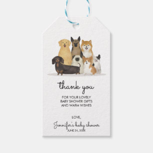 Hund Süß Danke Geschenkanhänger