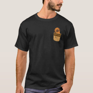 Hund Süßes Haustier Tier Puggle Besitzer Pocket Pu T-Shirt