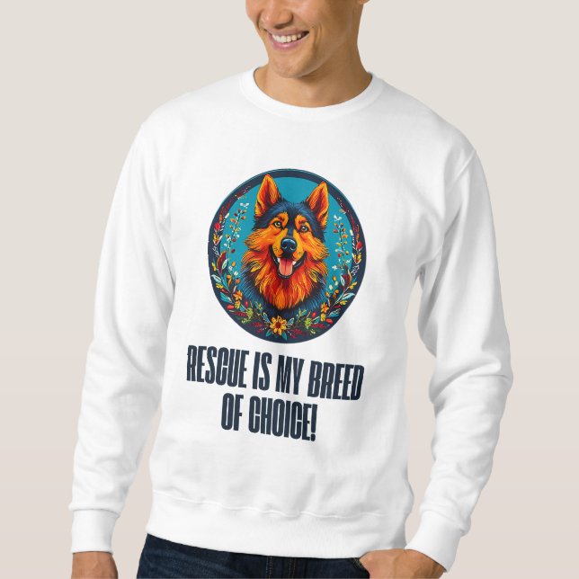 Hund Sweatshirt (Vorderseite)