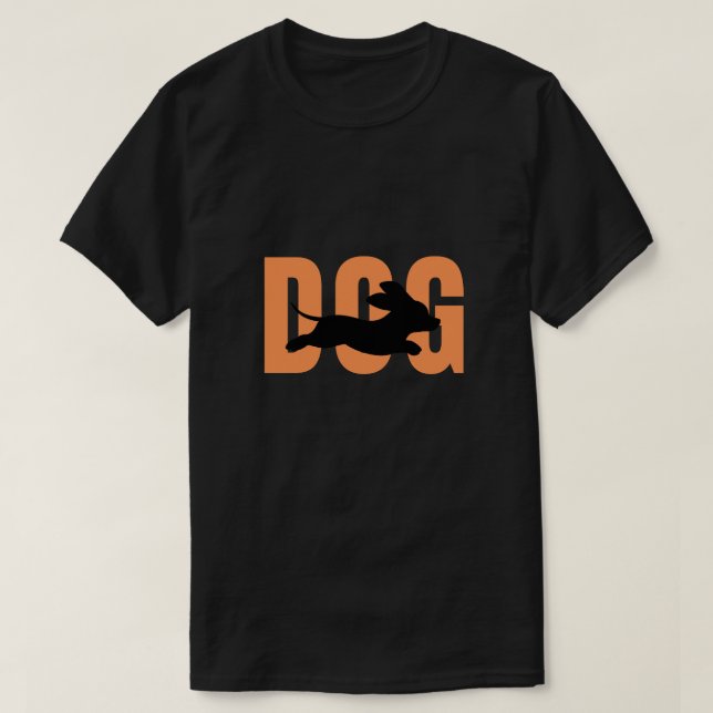 Hund-T-Sharp T-Shirt (Design vorne)