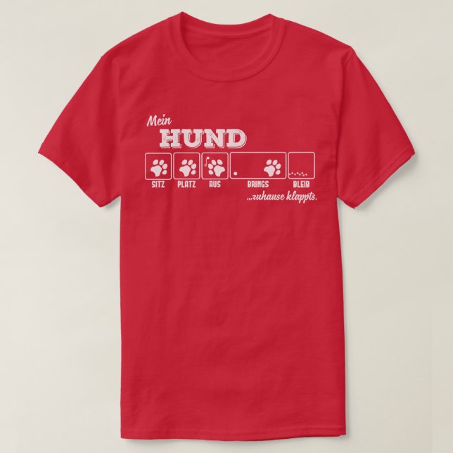 Hund T-Shirt (Design vorne)