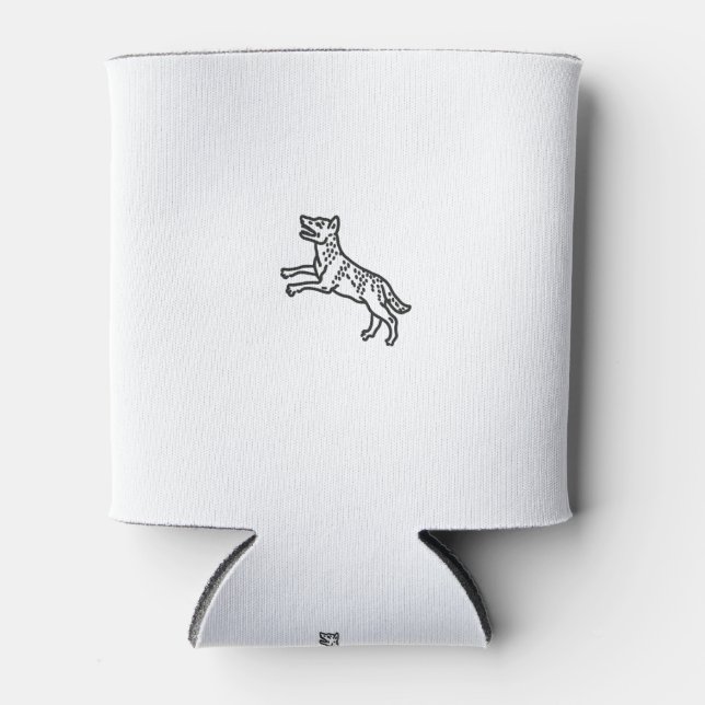 Hund Tattoo Vintag Dosenkühler (Vorderseite)