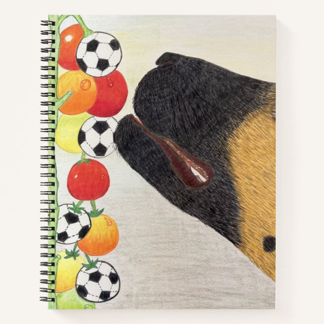 Hund&Tomatenn Notizbuch (Vorderseite)