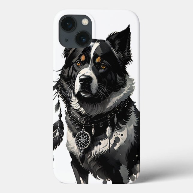 Hund, Träumer, Amulet, Talisman, Case-Mate iPhone Hülle (Rückseite)